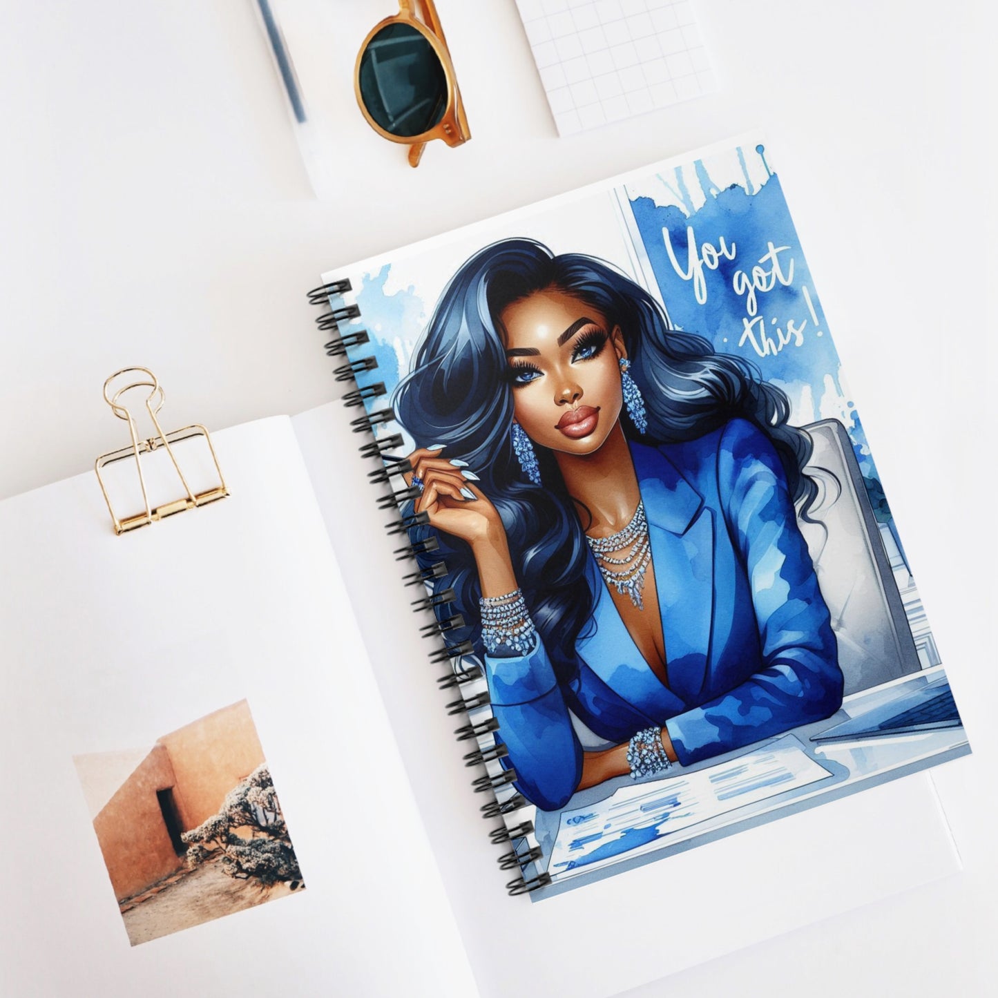 You Got This Spiral Notebook - Ruled Line - Wade Designs