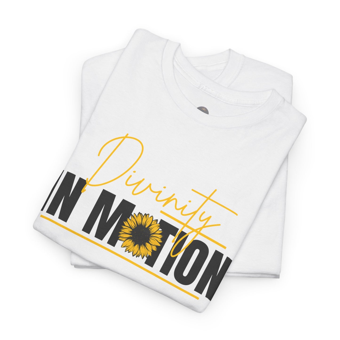 Divinity In Motion Tee – Sunflower Edition