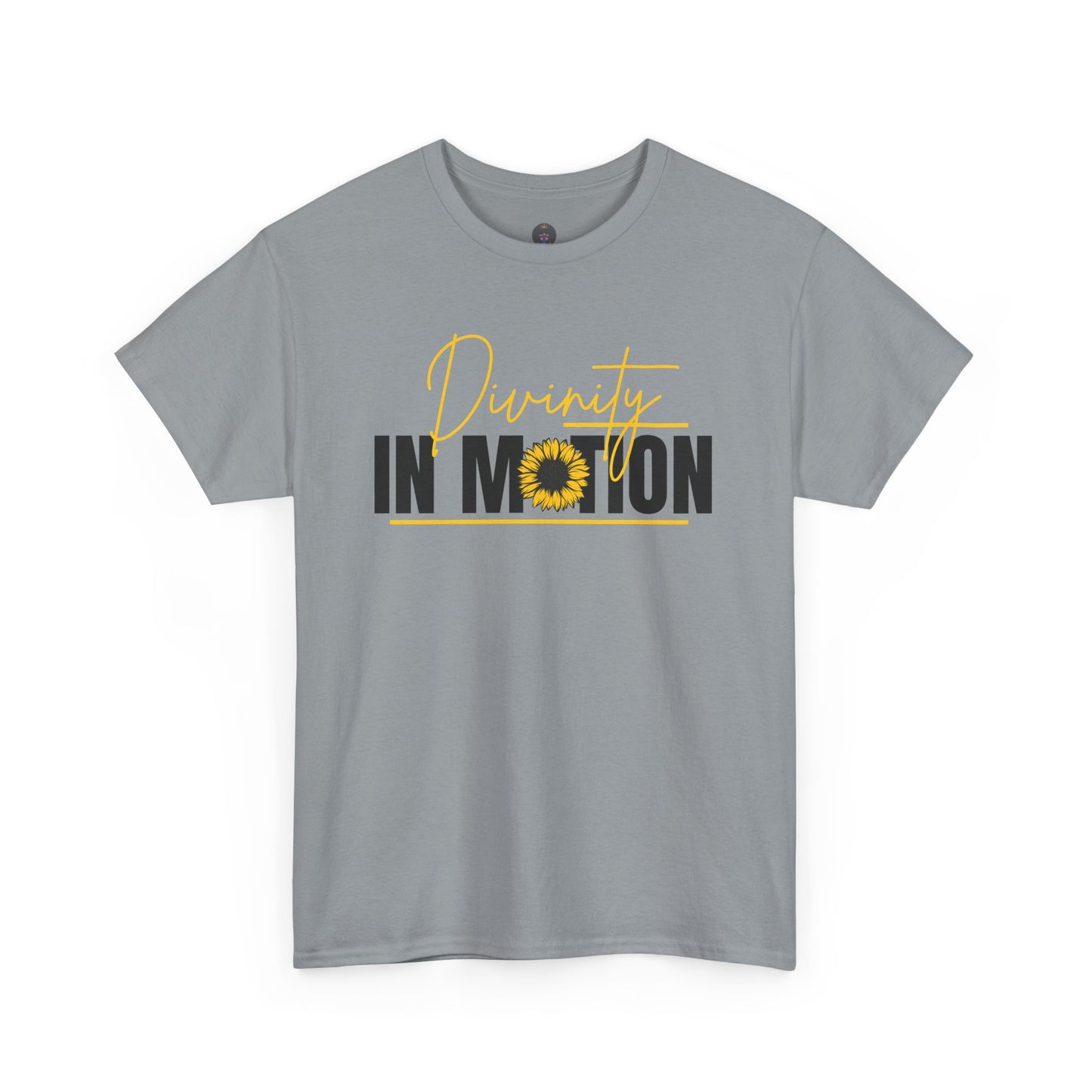 Divinity In Motion Tee – Sunflower Edition