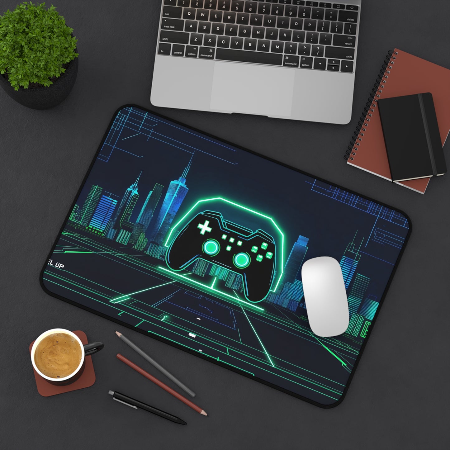 Level Up Desk Mat – Gamer Edition