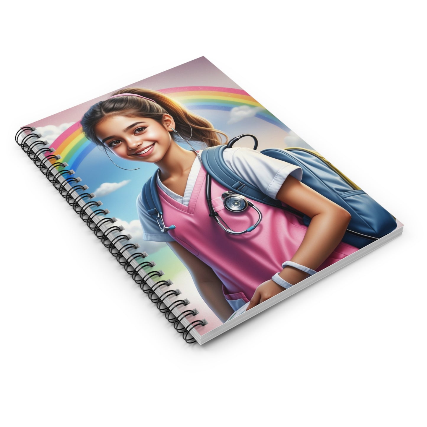 Teen Doctor v2 Spiral Notebook - Ruled Line