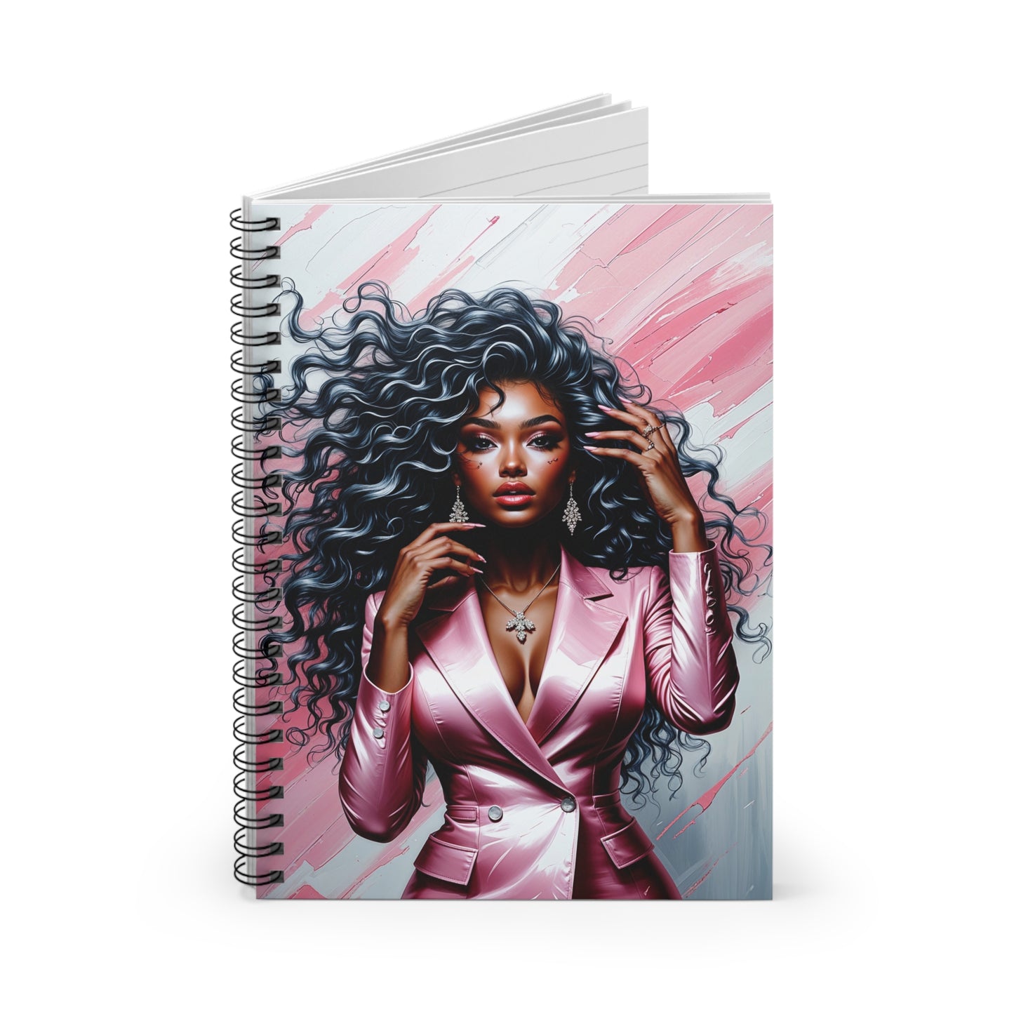 Empowered Beauty Spiral Notebook - Ruled Lines
