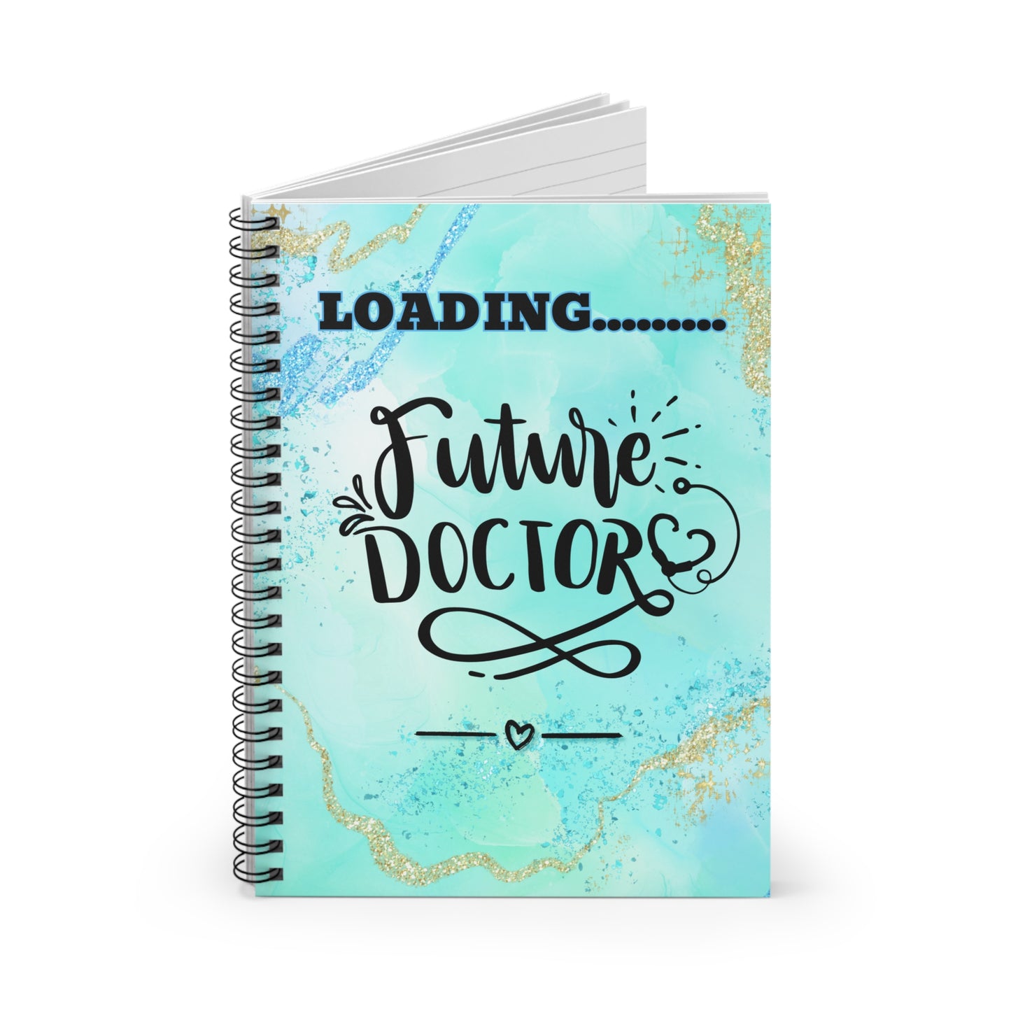 Future Doctor Pink Spiral Notebook - Ruled Line