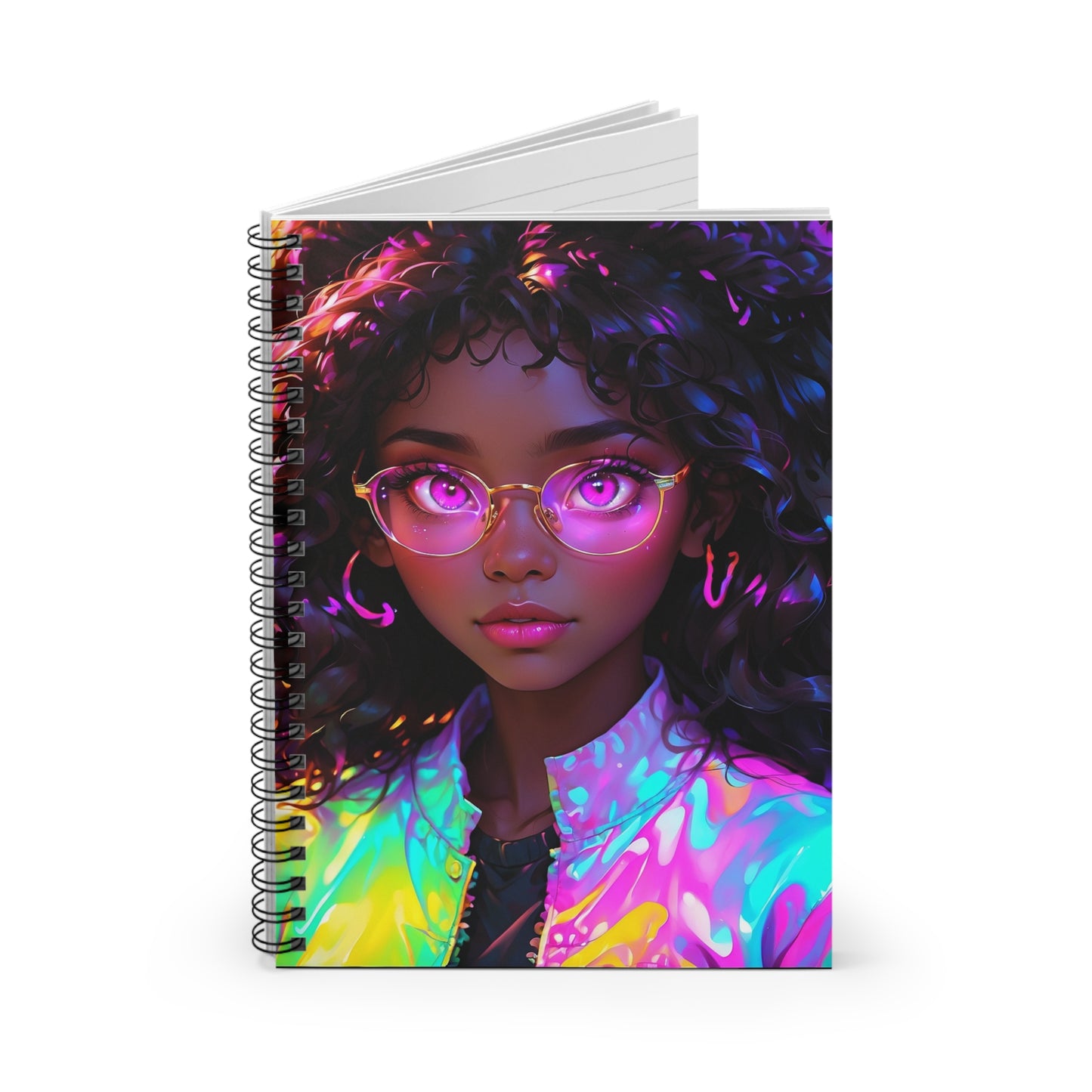 Glo Girl Spiral Notebook - Ruled Line