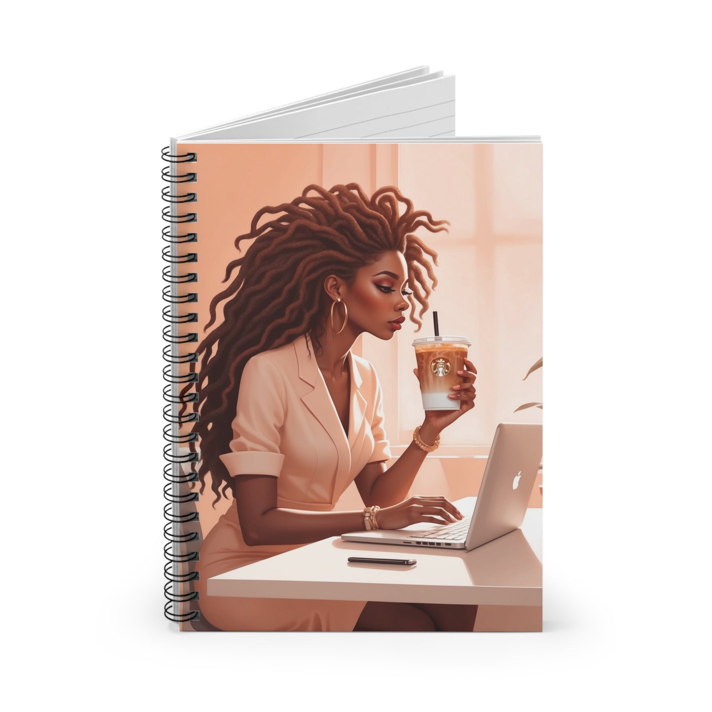 Rise & Grind Notes β Spiral Notebook, Ruled Lines