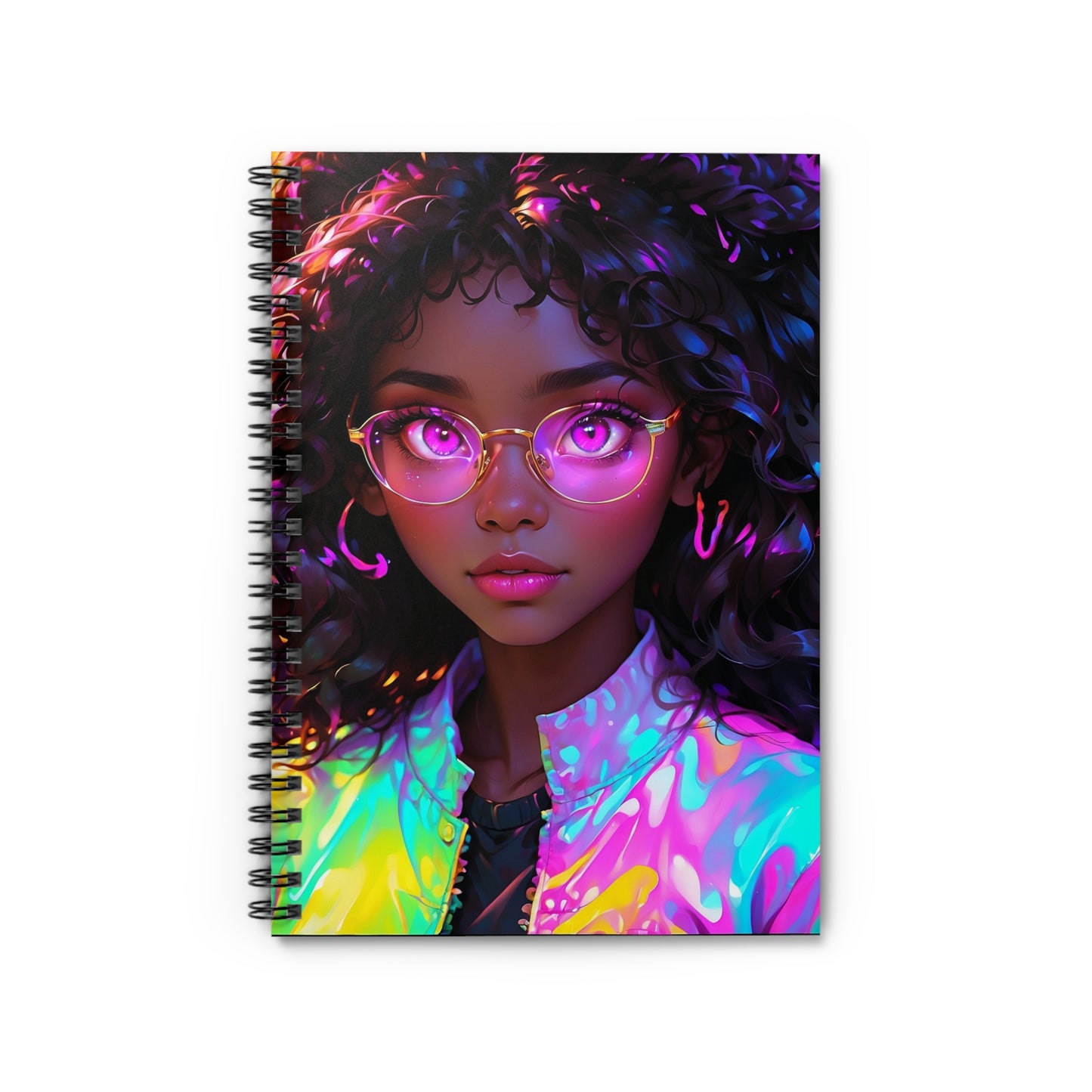 Glo Girl Spiral Notebook - Ruled Line