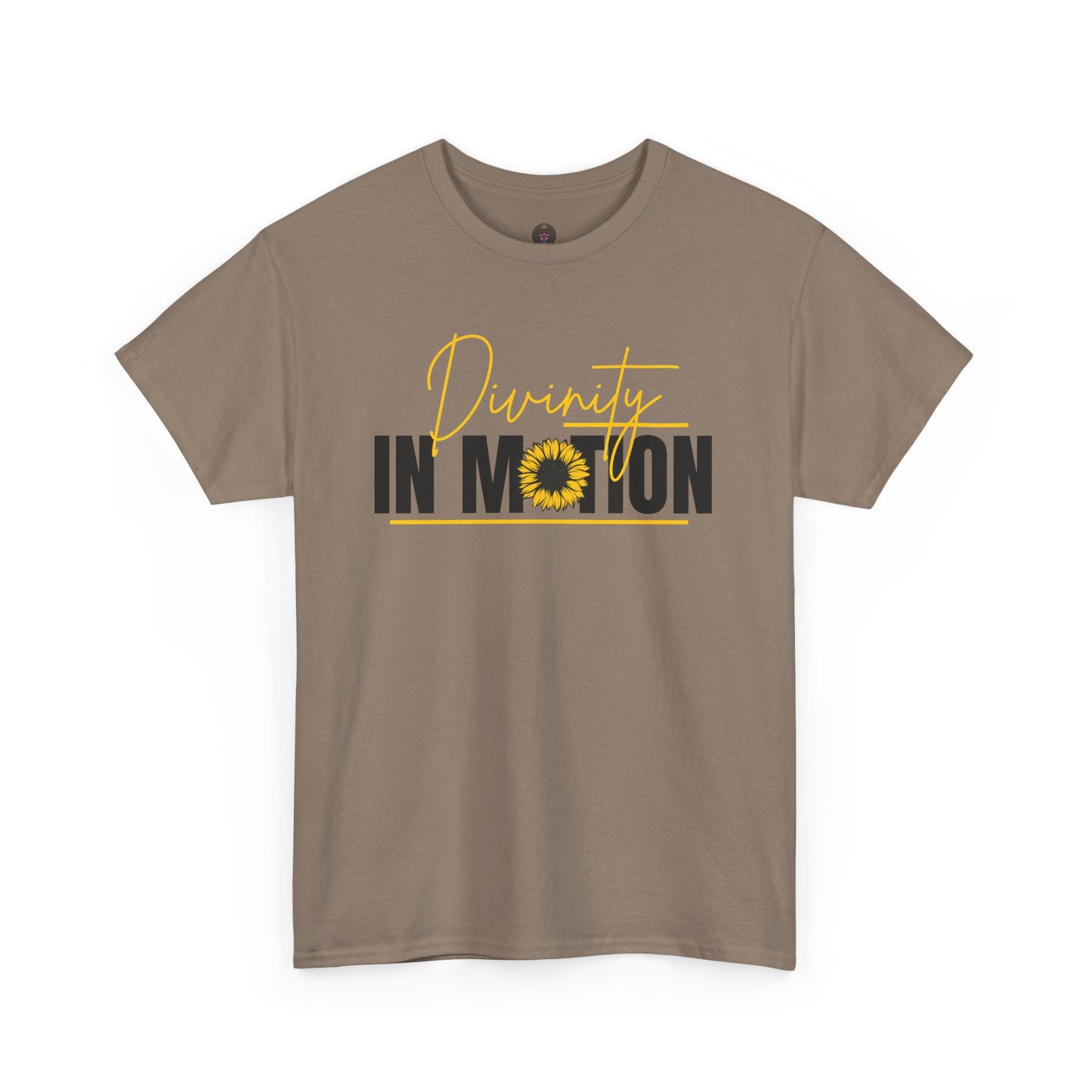 Divinity In Motion Tee – Sunflower Edition
