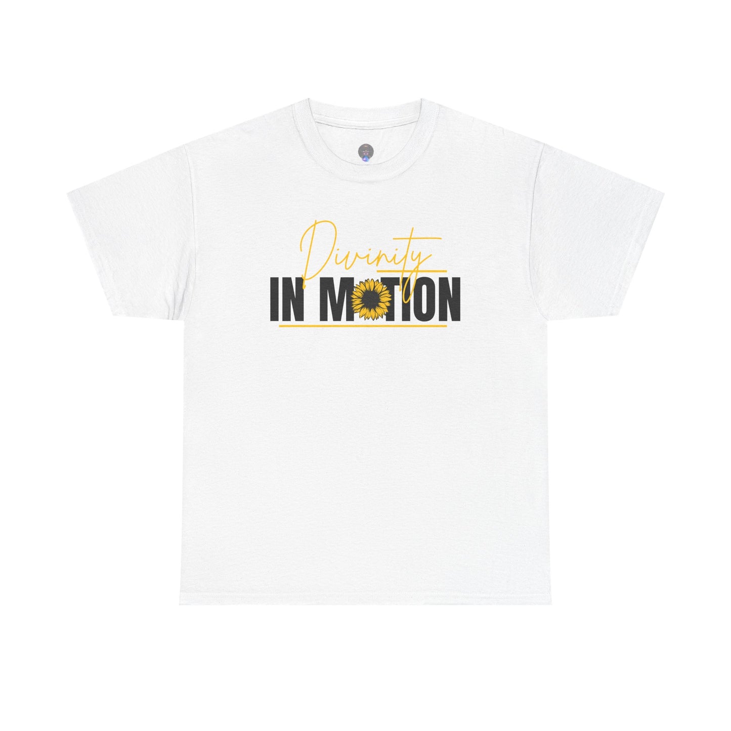 Divinity In Motion Tee – Sunflower Edition