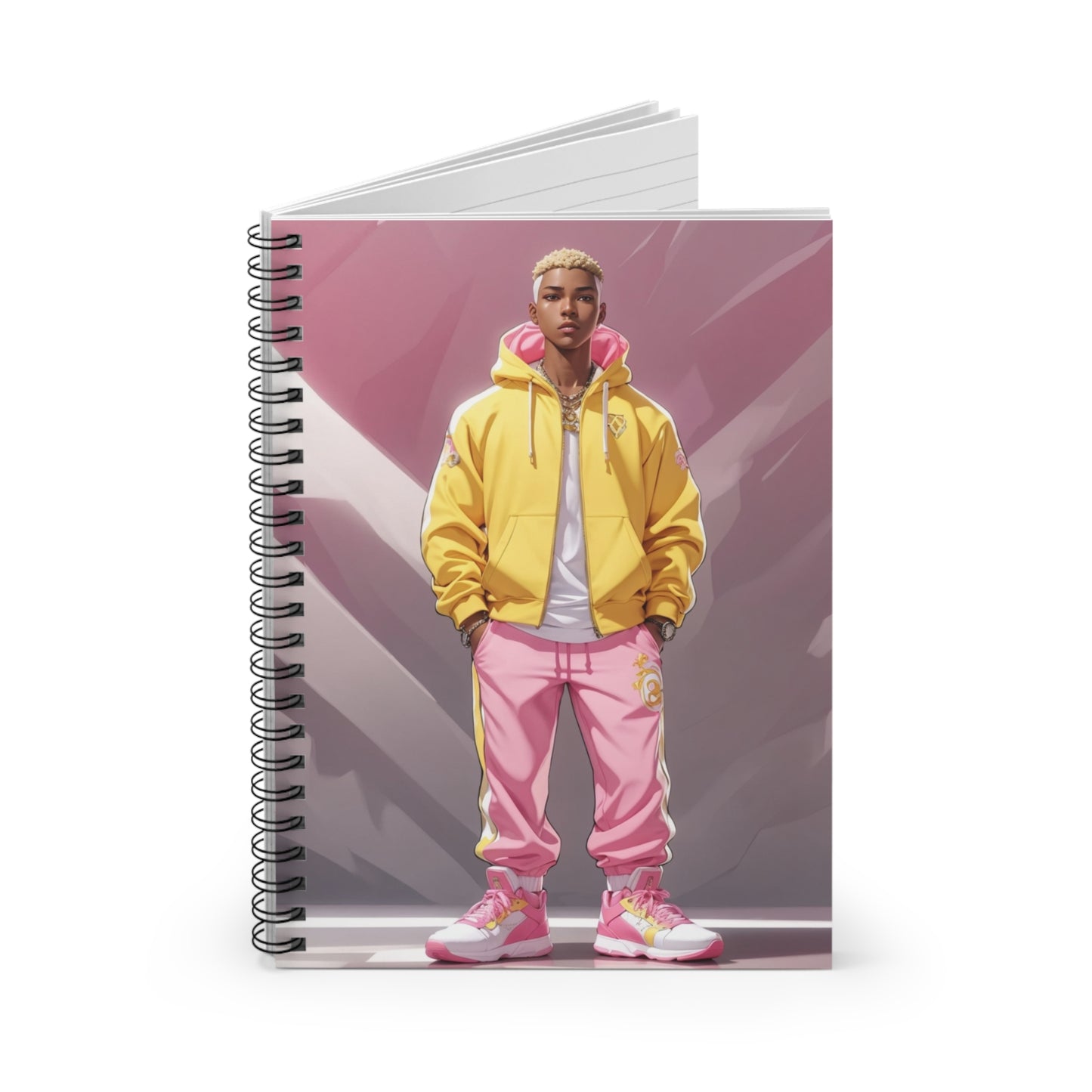 Graphic Spiral Notebook - Ruled Line