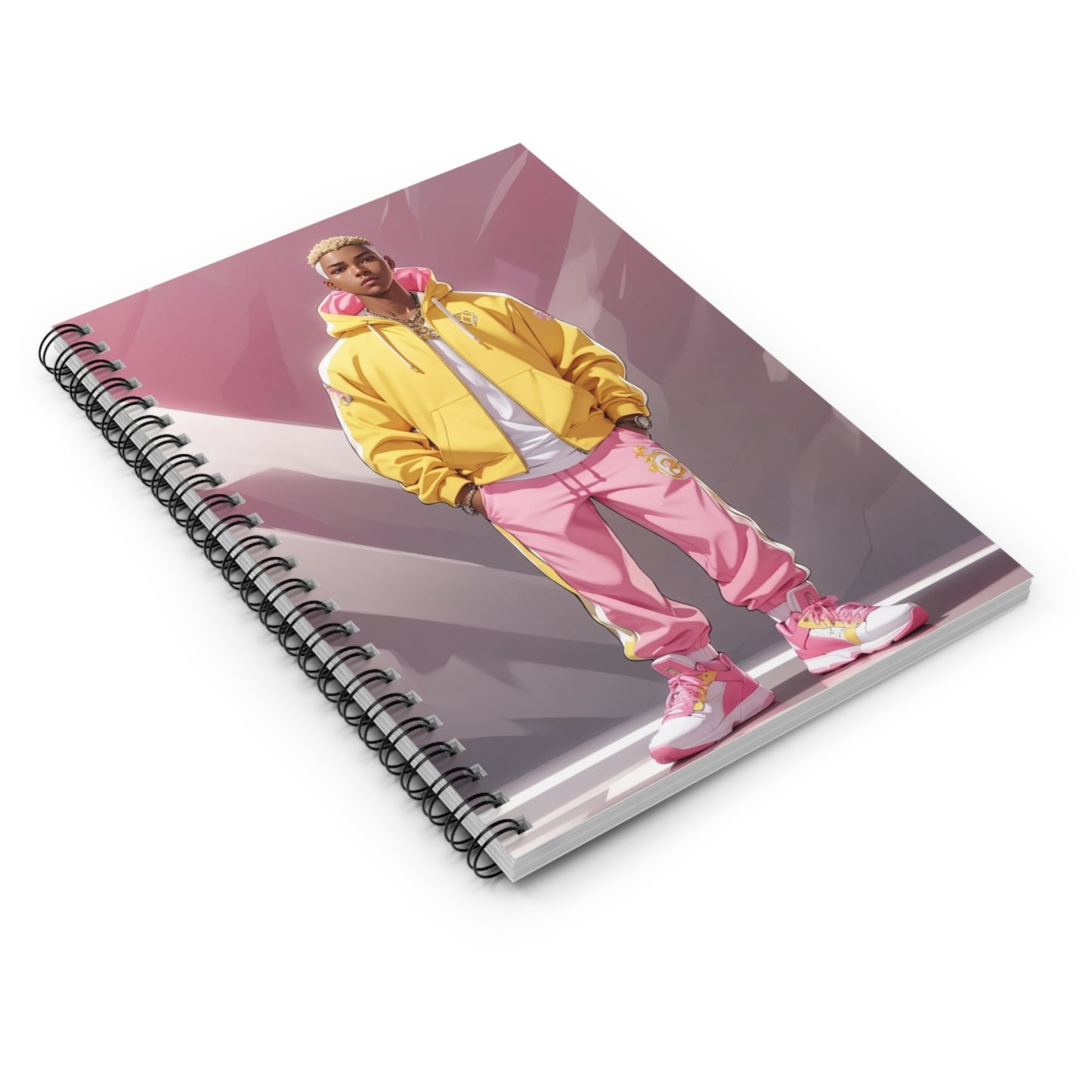 Graphic Spiral Notebook - Ruled Line