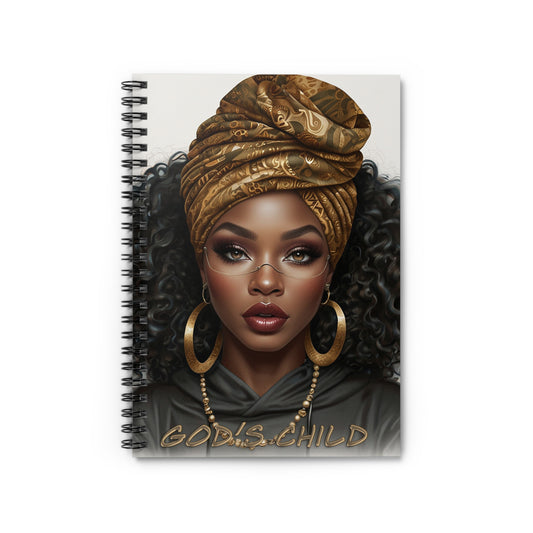 God's Child Spiral Notebook - Ruled Line