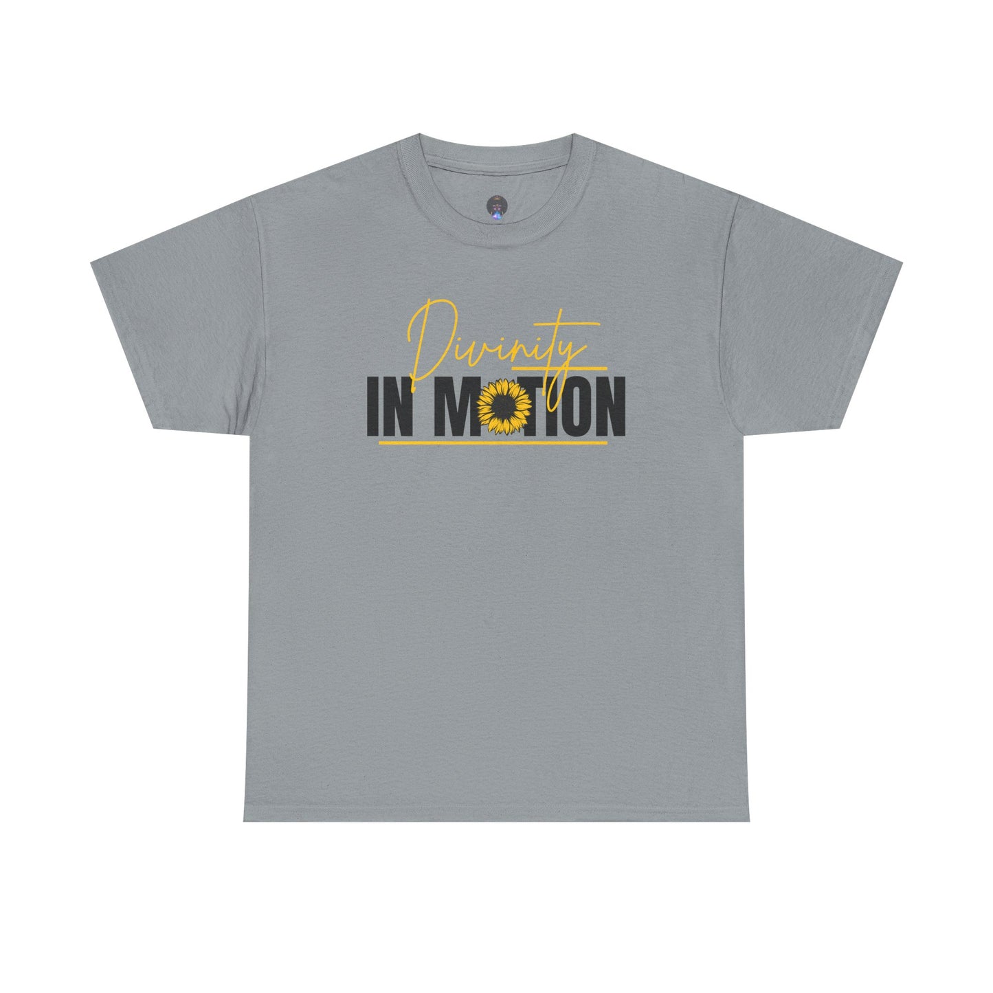 Divinity In Motion Tee – Sunflower Edition