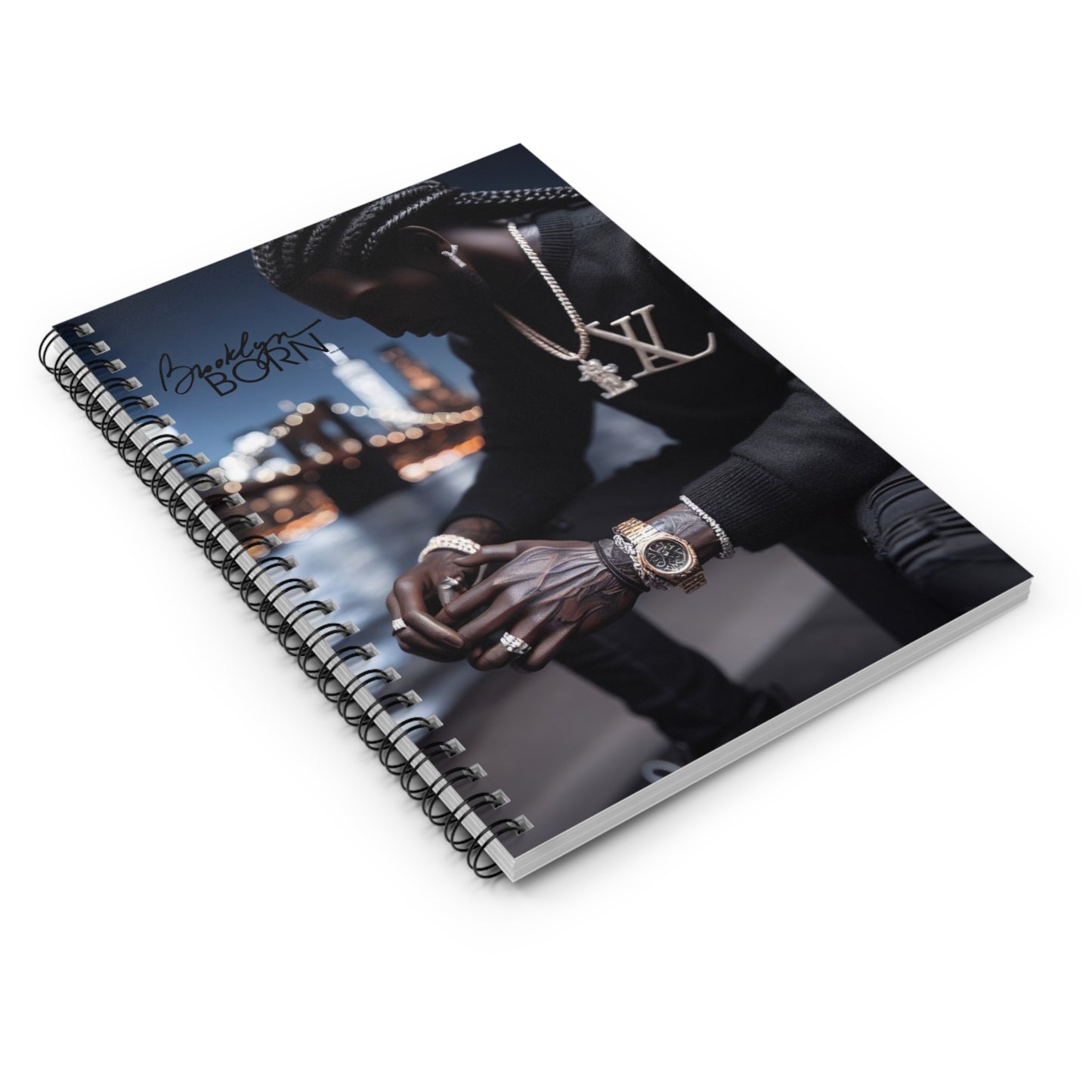 Brooklyn BORN - Male - Spiral Notebook