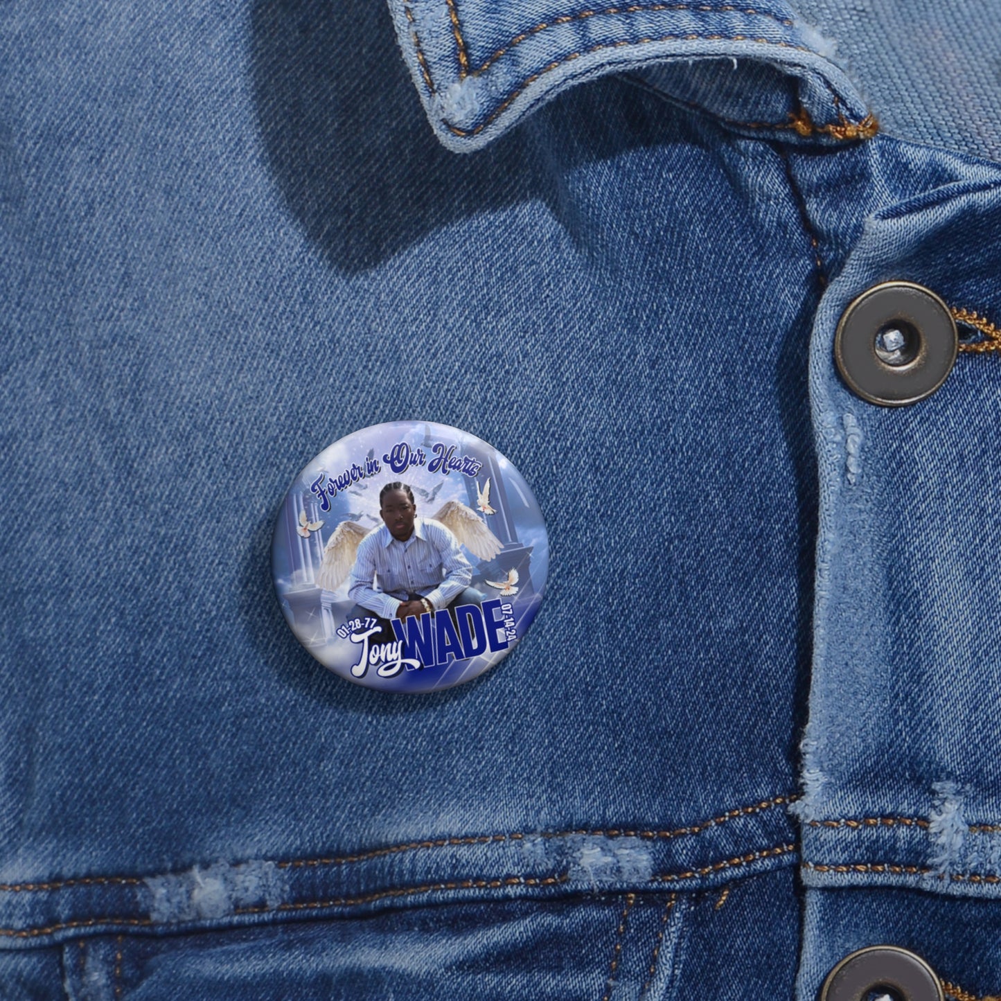 Memorial Pin Buttons
