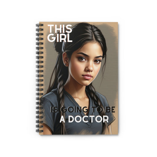 This Girl Doctor Spiral Notebook - Ruled Line