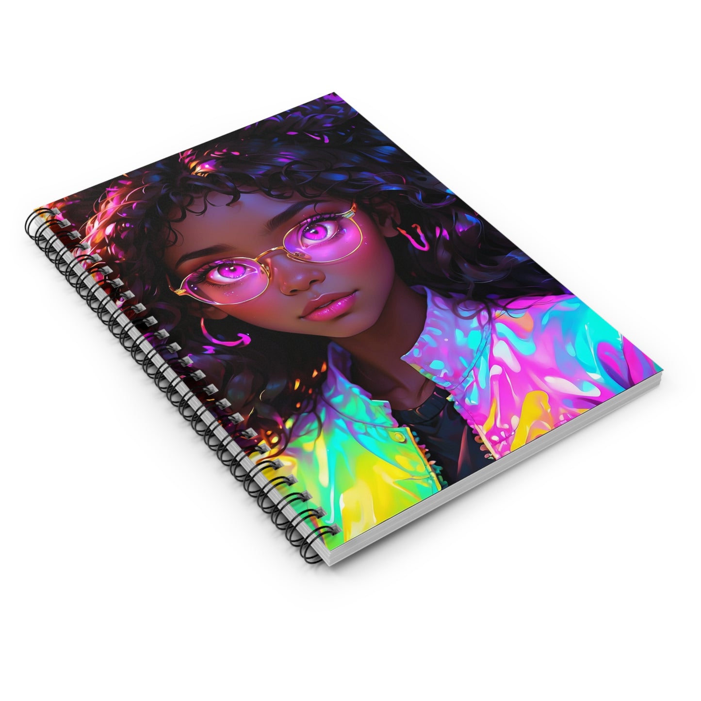 Glo Girl Spiral Notebook - Ruled Line