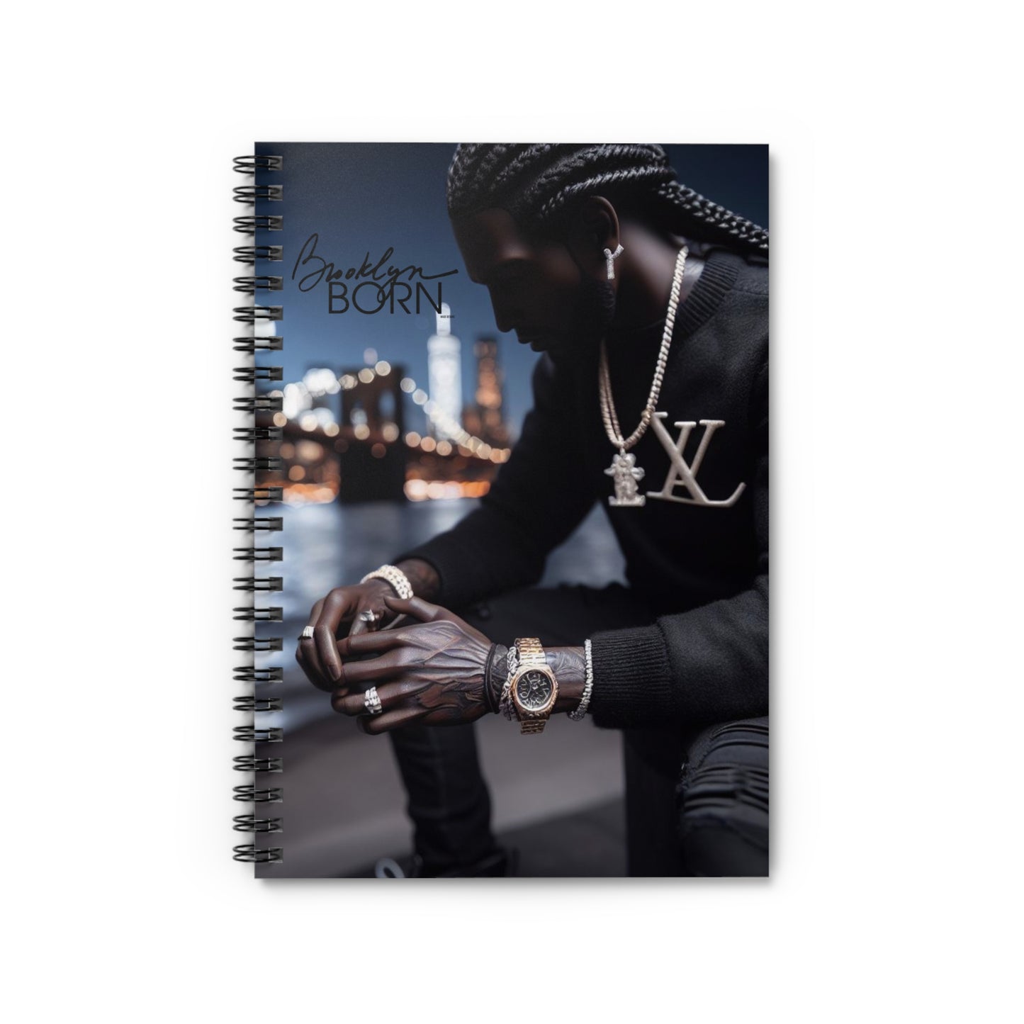 Brooklyn BORN - Male - Spiral Notebook