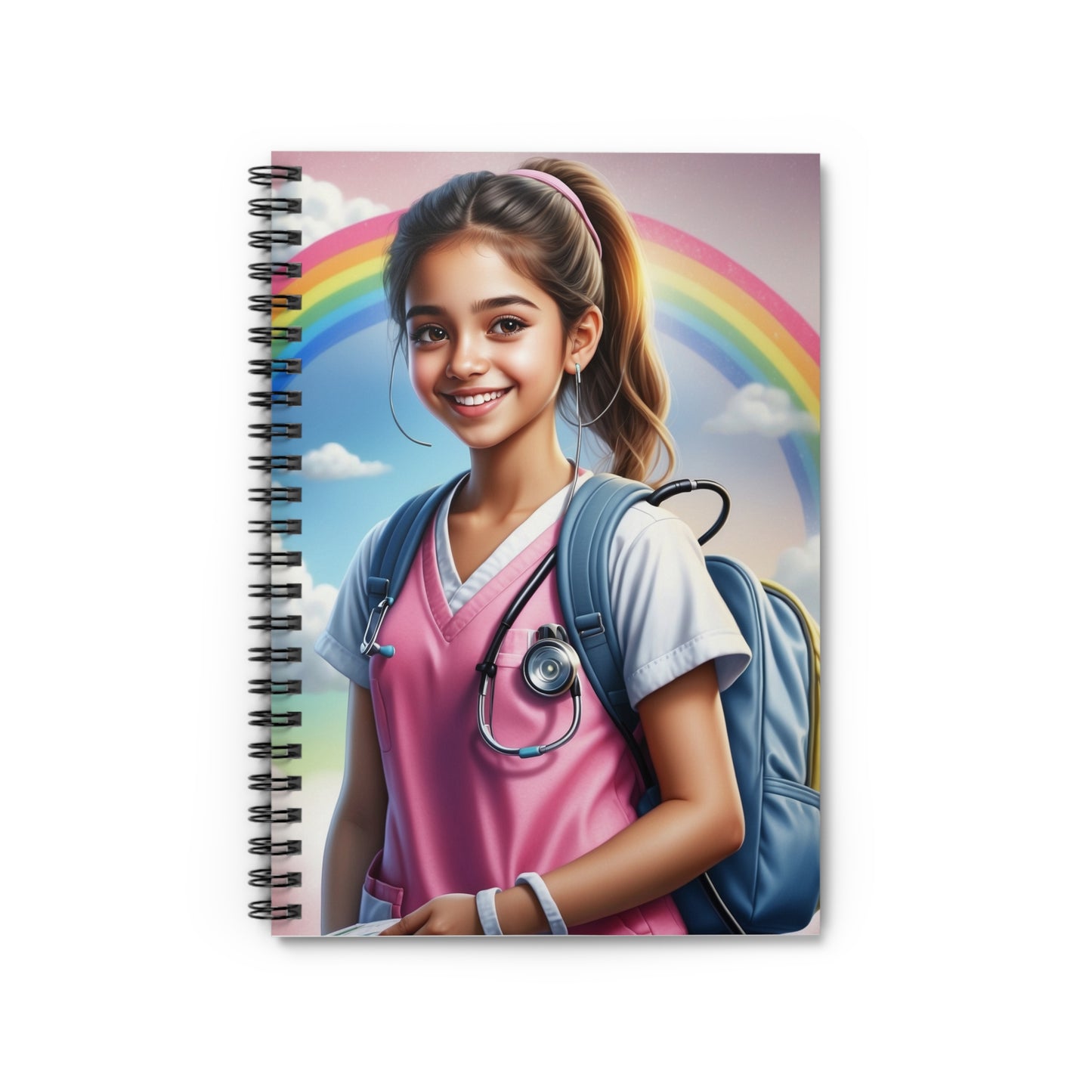 Teen Doctor v2 Spiral Notebook - Ruled Line