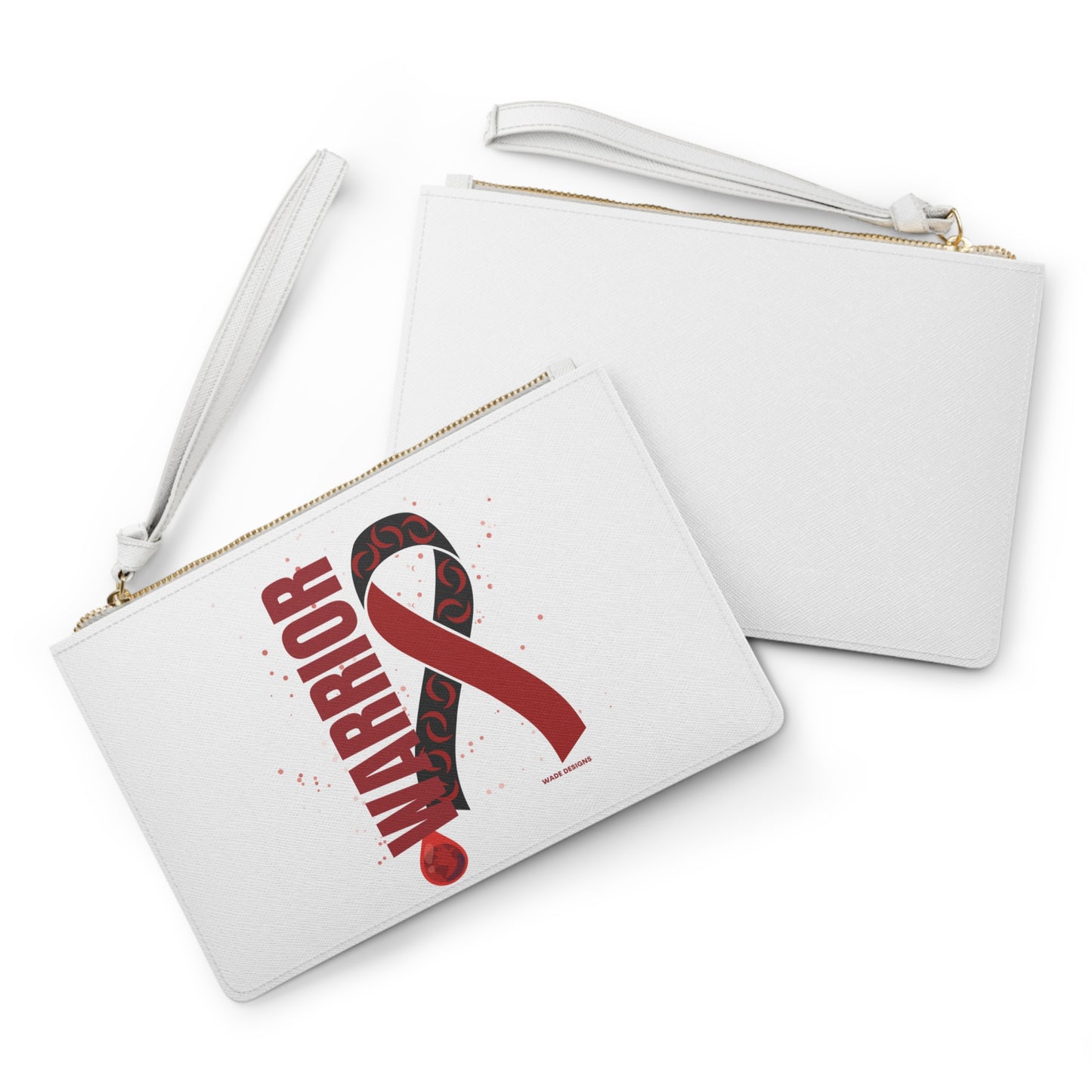 Sickle Cell Warrior Clutch | Awareness Wristlet Bag