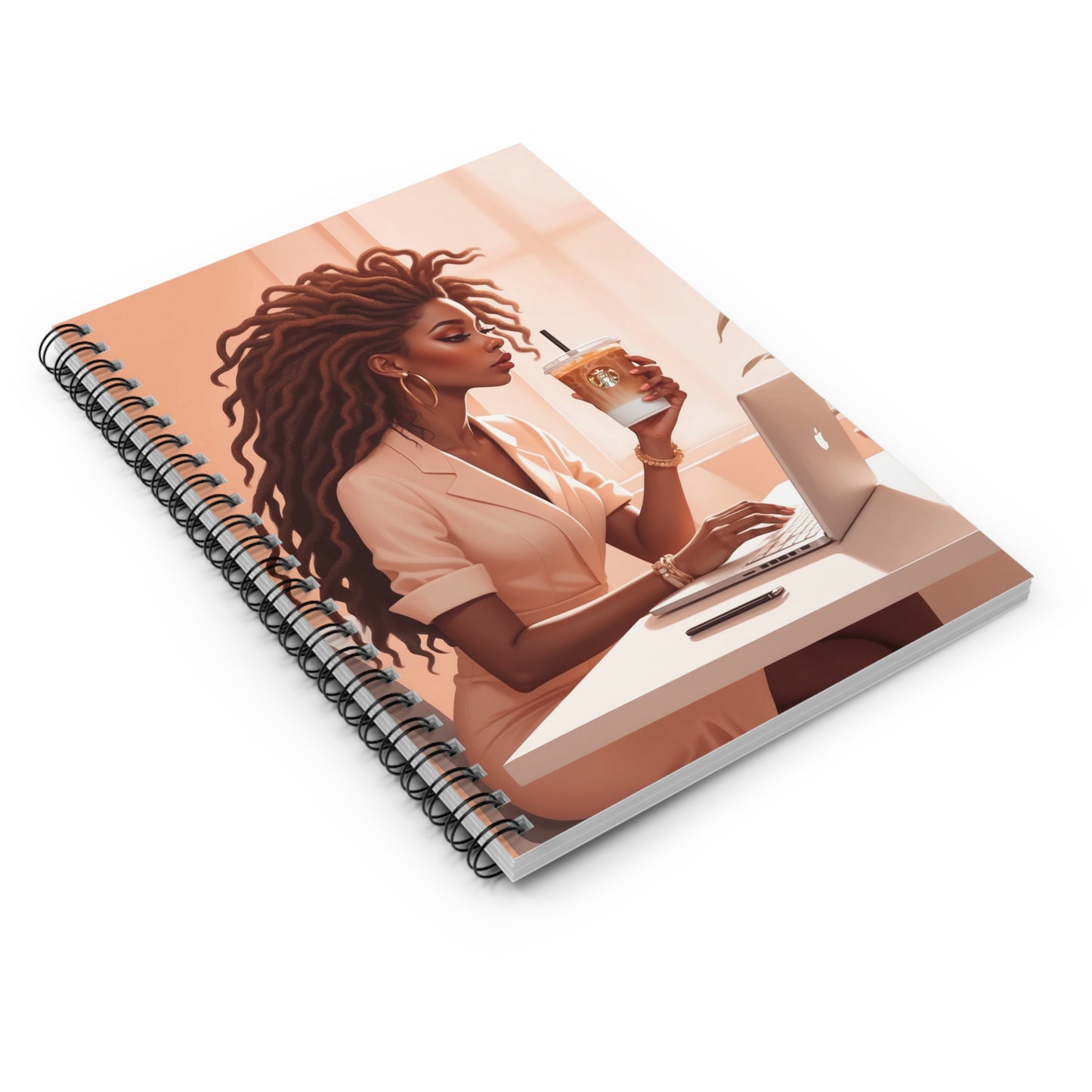 Rise & Grind Notes β Spiral Notebook, Ruled Lines