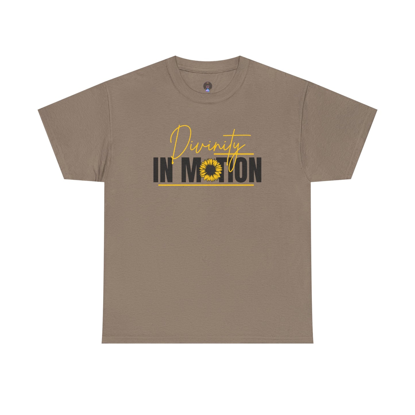 Divinity In Motion Tee – Sunflower Edition