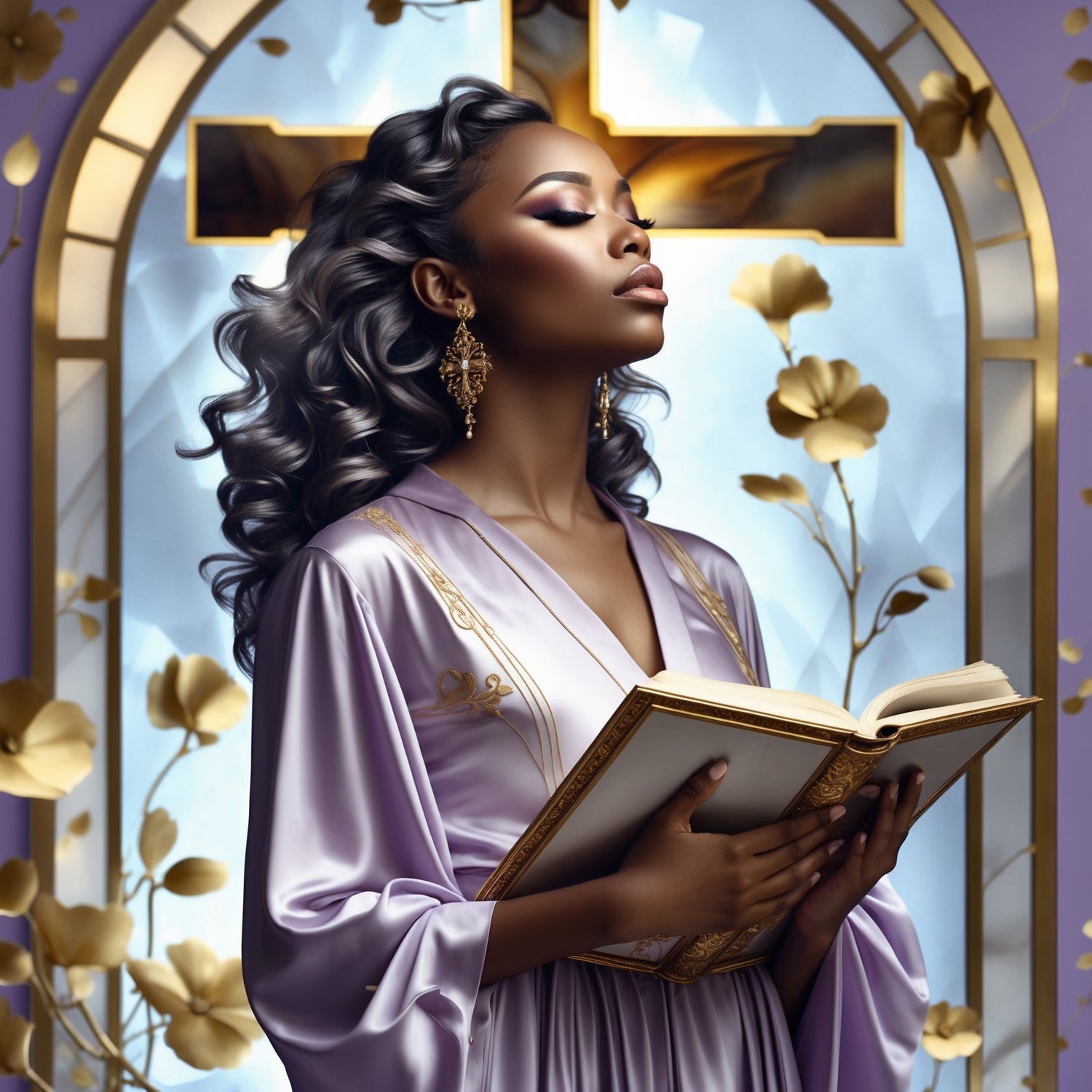 woman praying