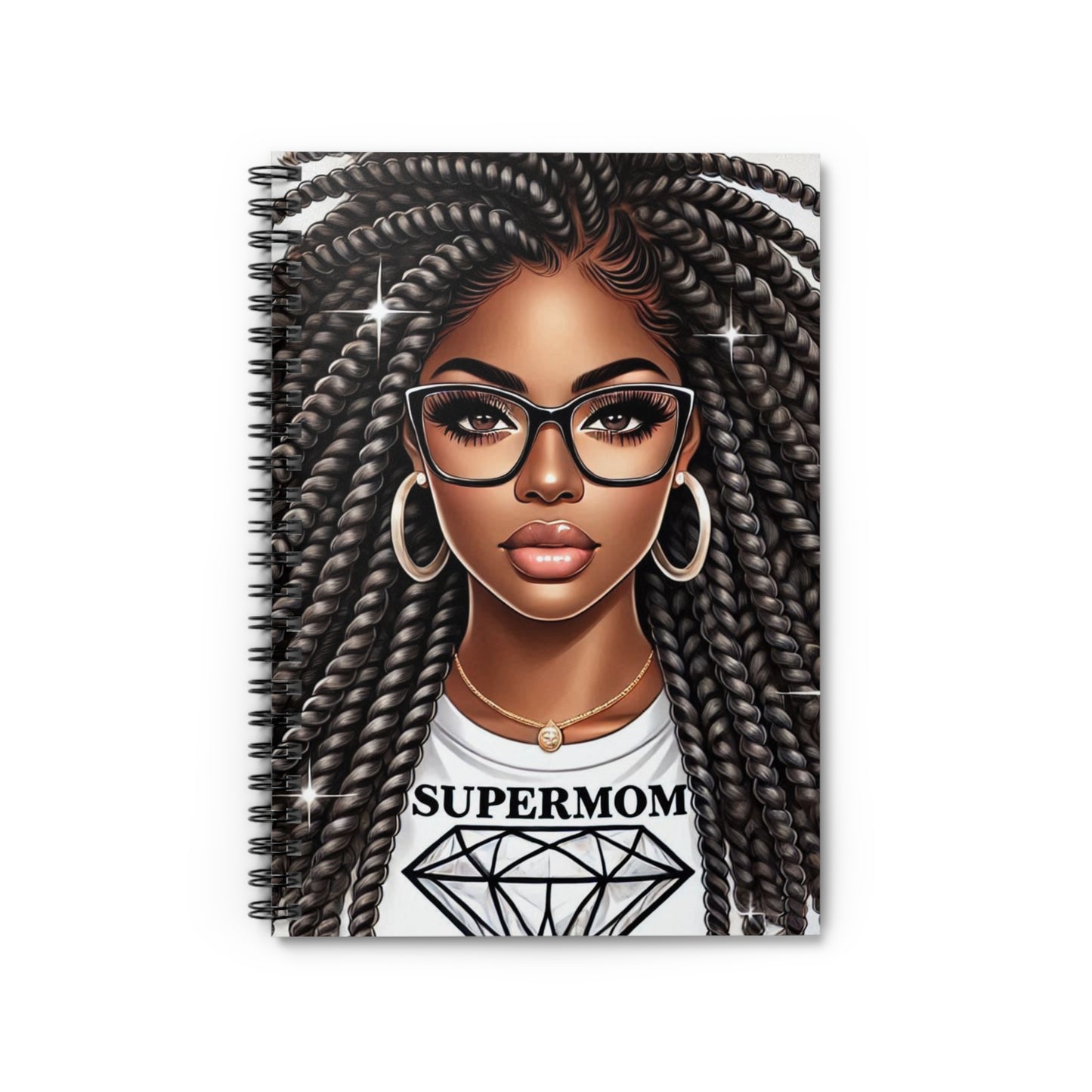 Super Mom Spiral Notebook – Ruled Line (6" x 8")