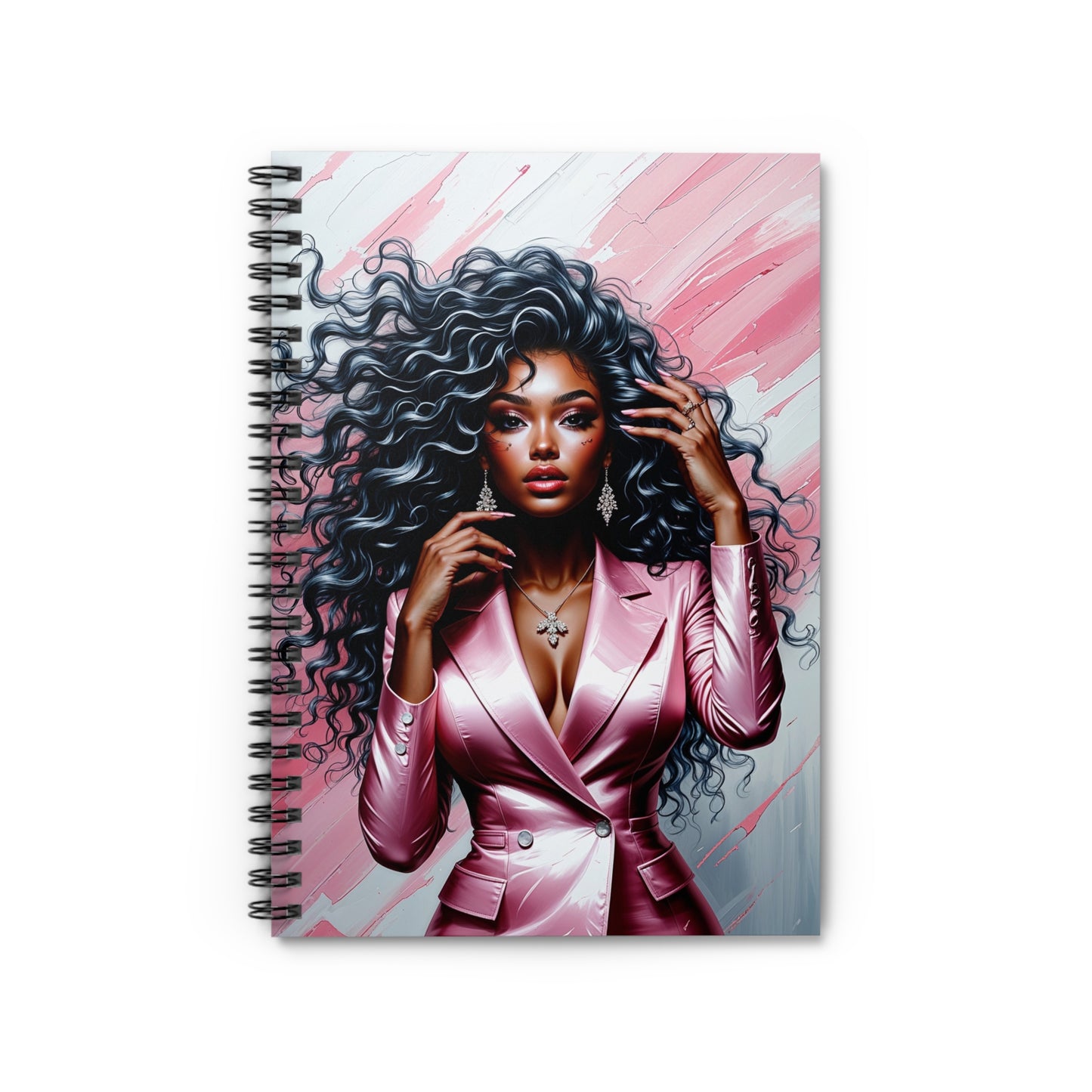 Empowered Beauty Spiral Notebook - Ruled Lines