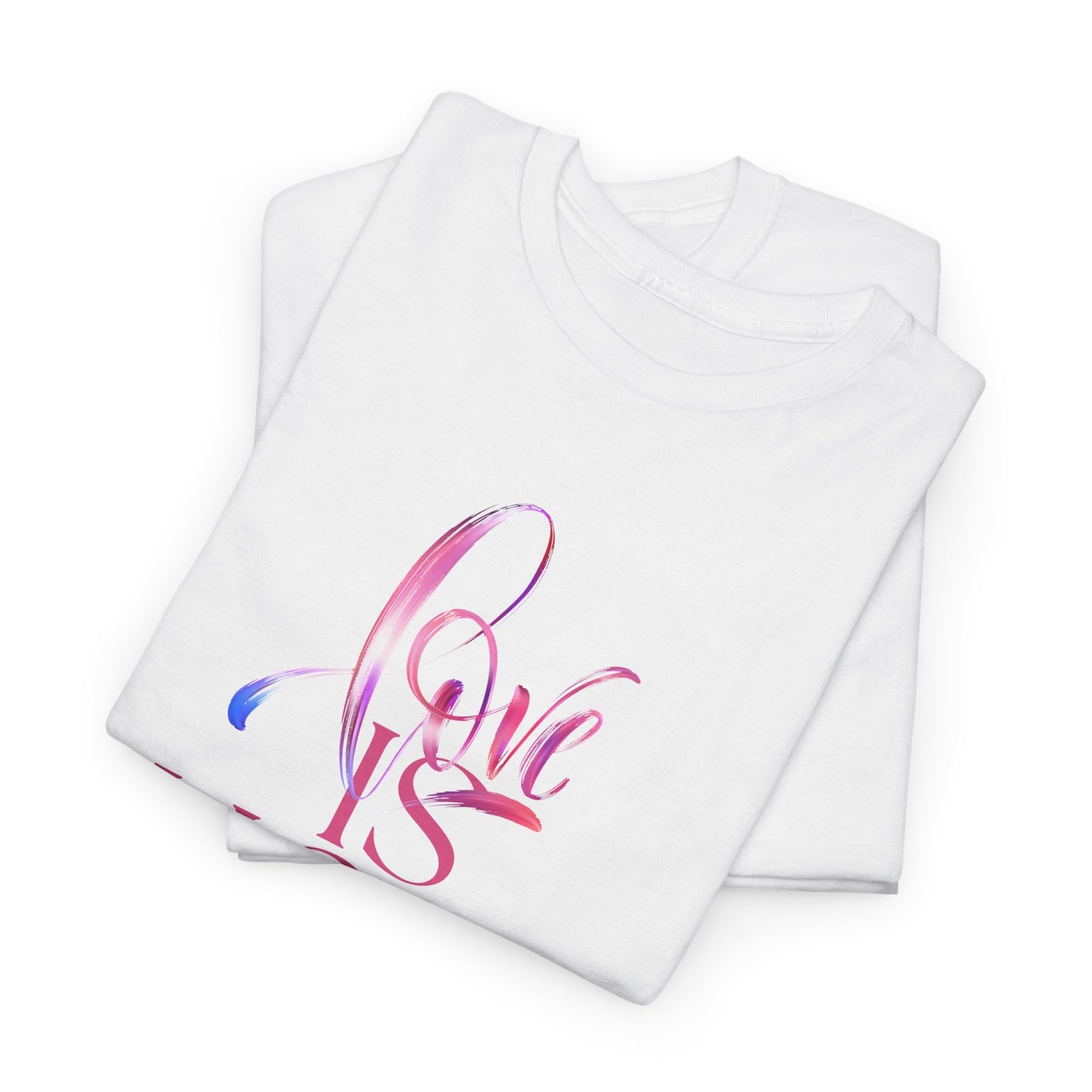 Unisex Heavy Cotton Tee - "Love is Hope" Inspirational T-Shirt