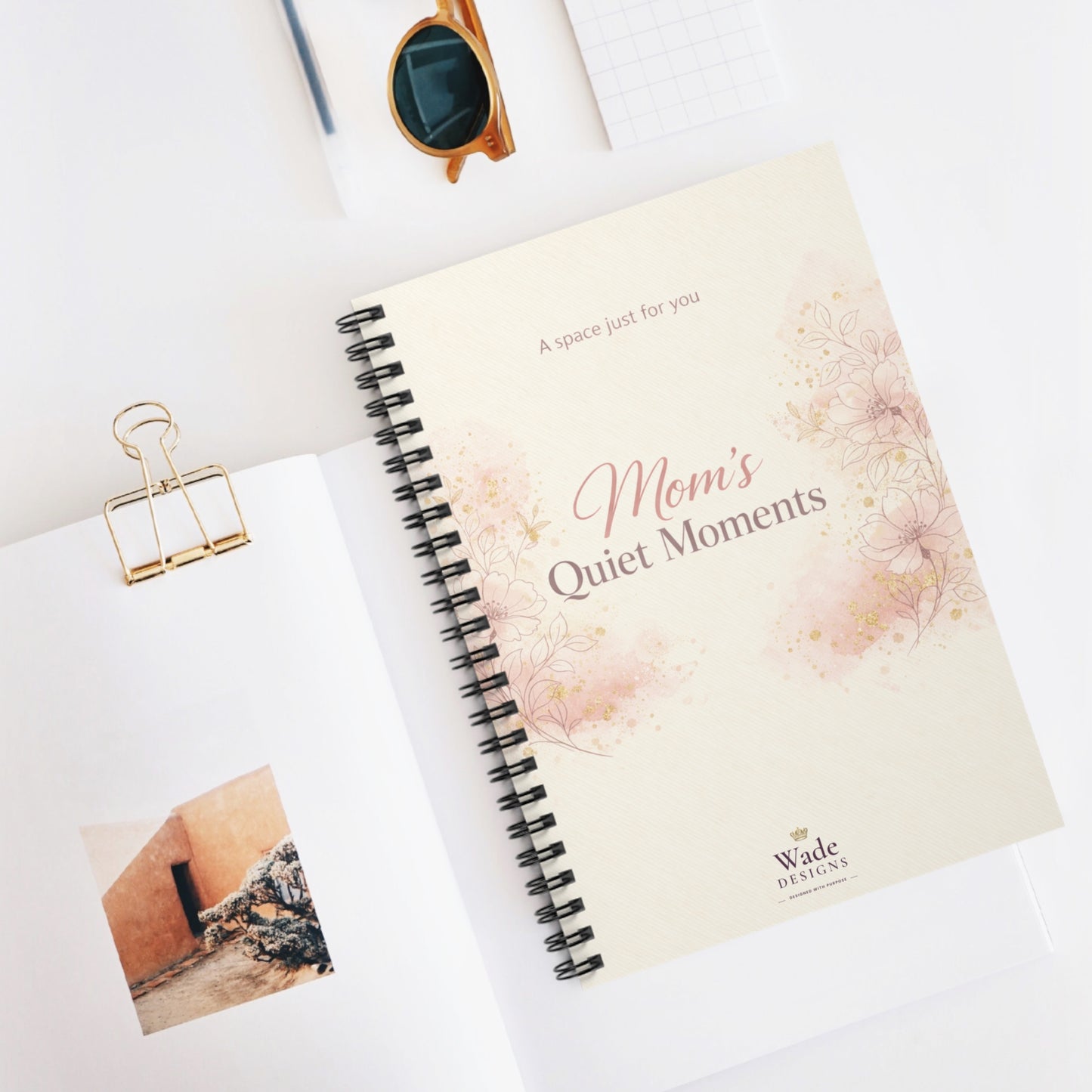 Mom’s Quiet Moments – Spiral Journal for Reflection & Everyday Writing