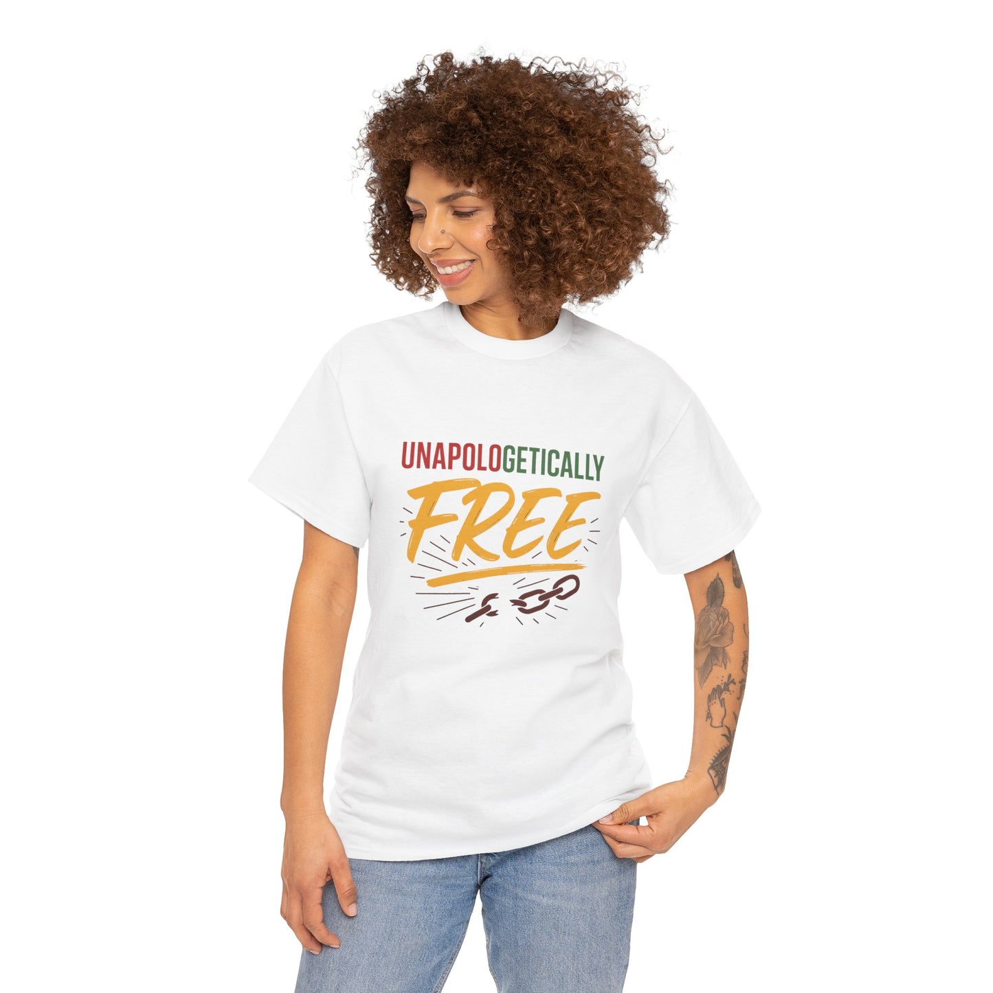 Unapologetically Free – Unisex Heavy Cotton Tee