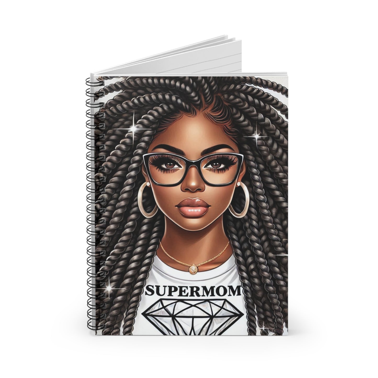 Super Mom Spiral Notebook – Ruled Line (6" x 8")