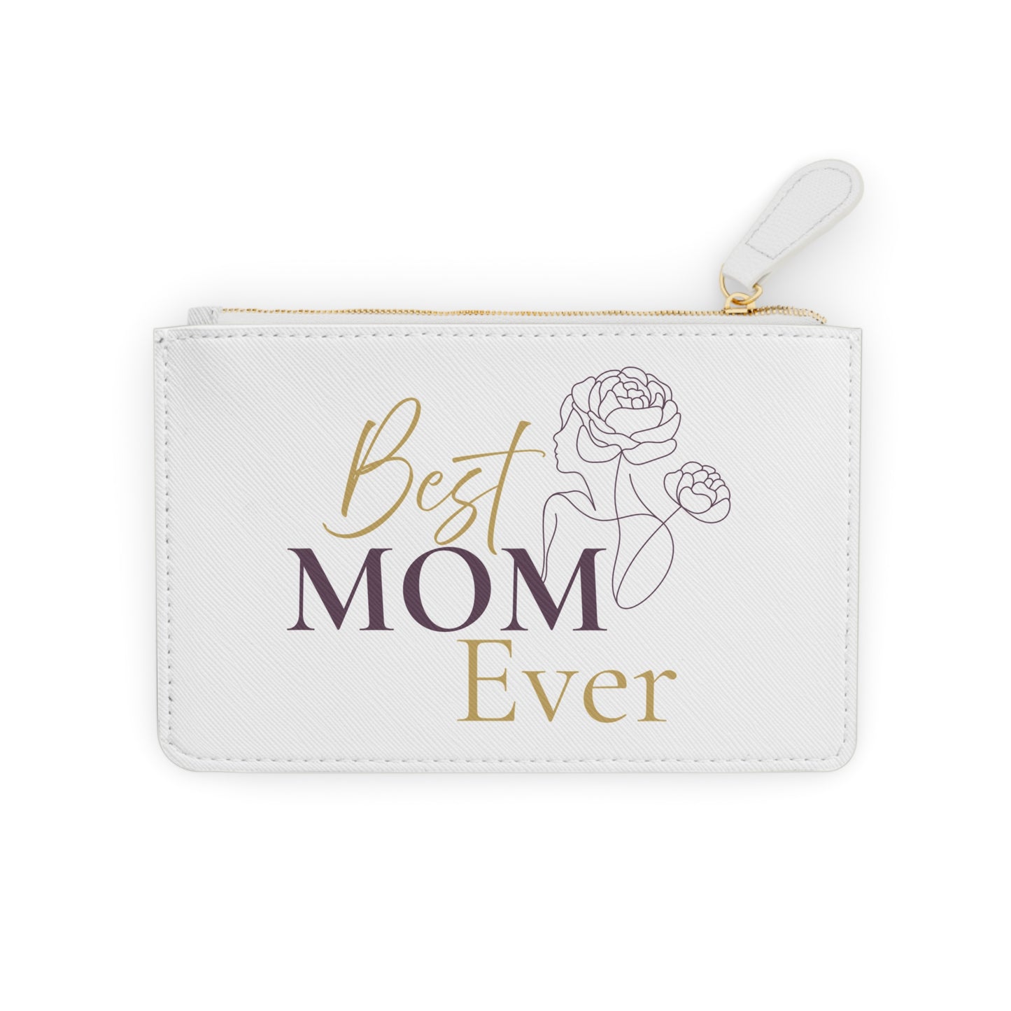 Best Mom Ever Mini Clutch | Mother’s Day Gift for Mom | Cute Small Pouch for Everyday Essentials
