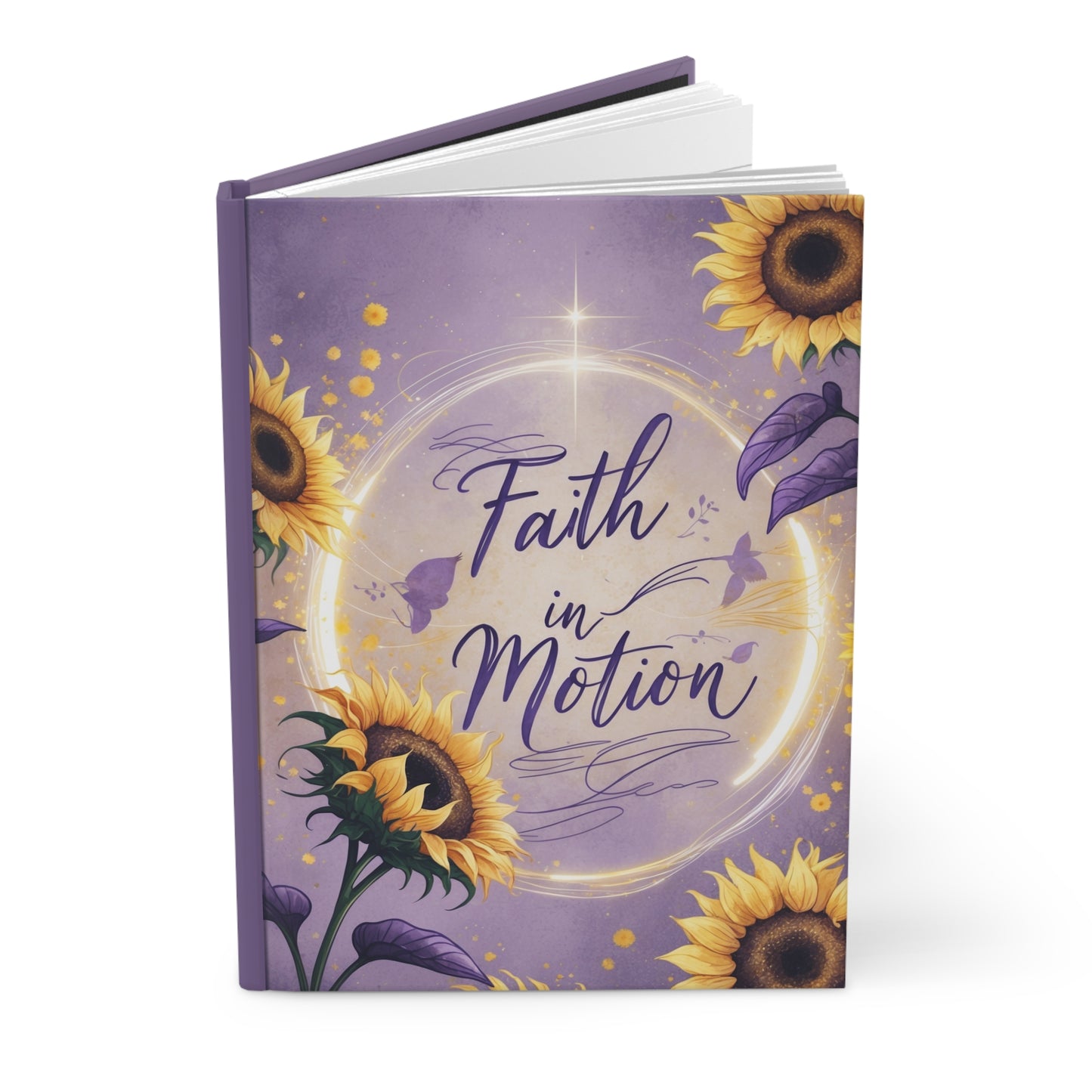 FAITH IN MOTION Hardcover Notebook