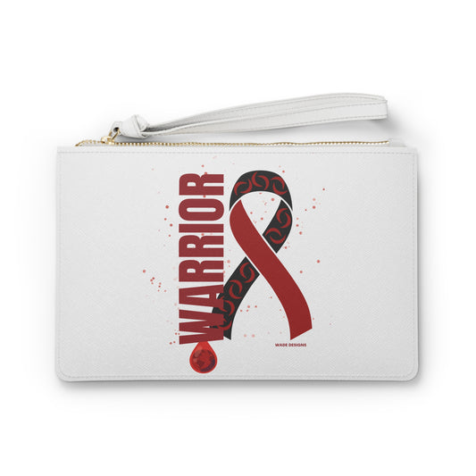Sickle Cell Warrior Clutch | Awareness Wristlet Bag