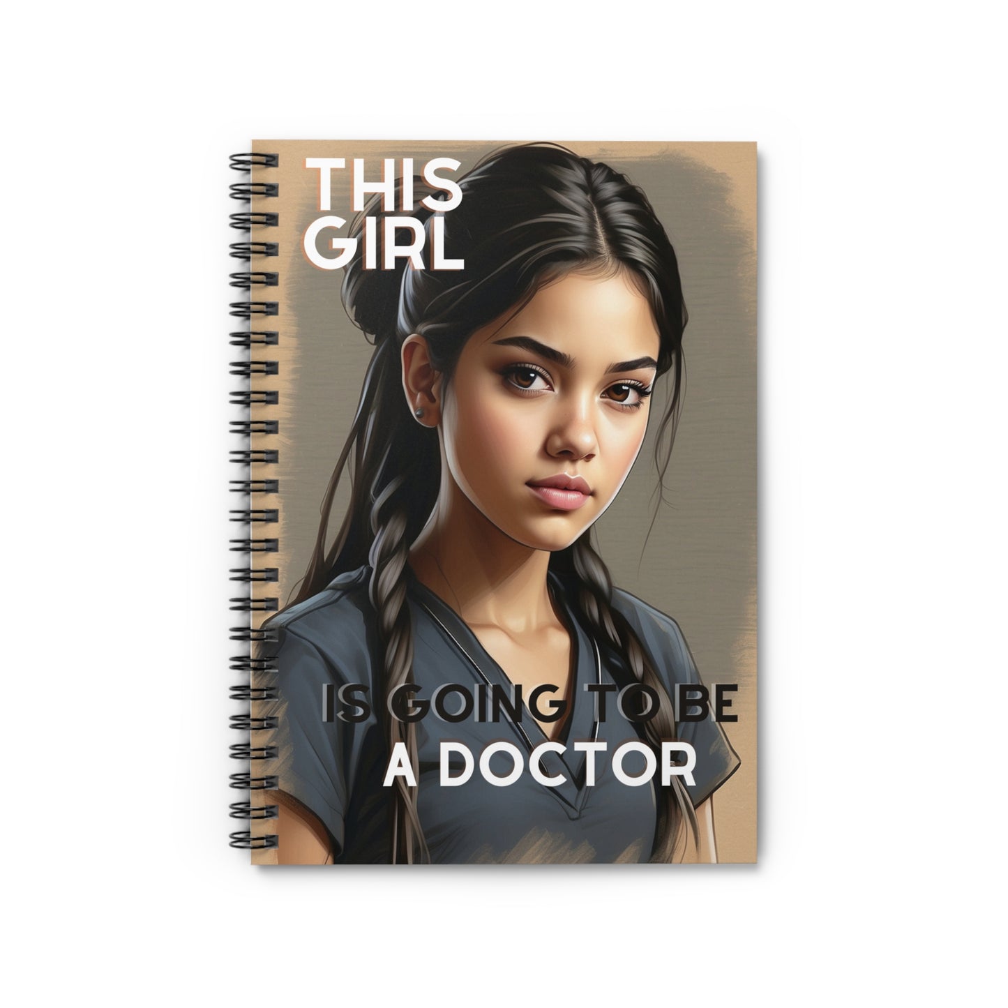This Girl Doctor Spiral Notebook - Ruled Line