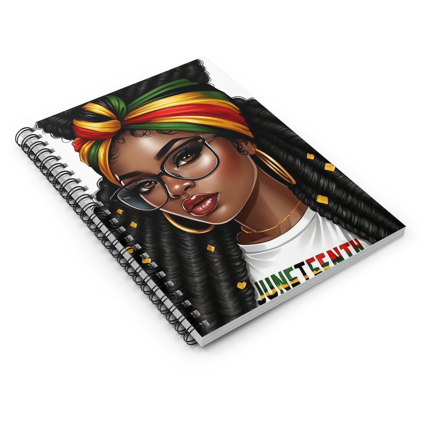 Juneteenth inspired Spiral Notebook
