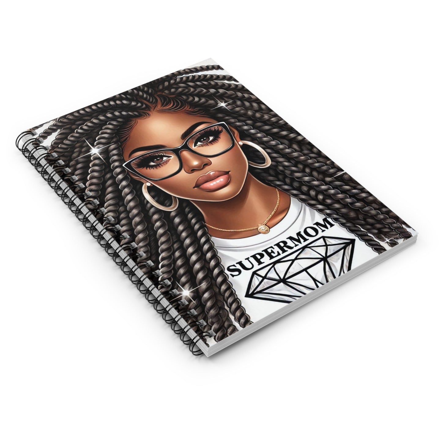 Super Mom Spiral Notebook – Ruled Line (6" x 8")