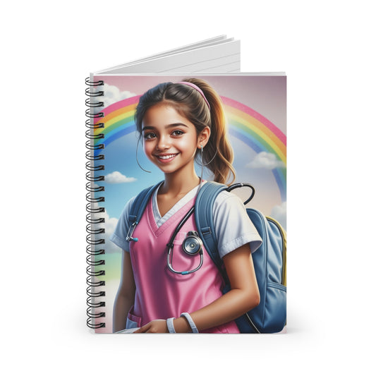 Teen Doctor v2 Spiral Notebook - Ruled Line