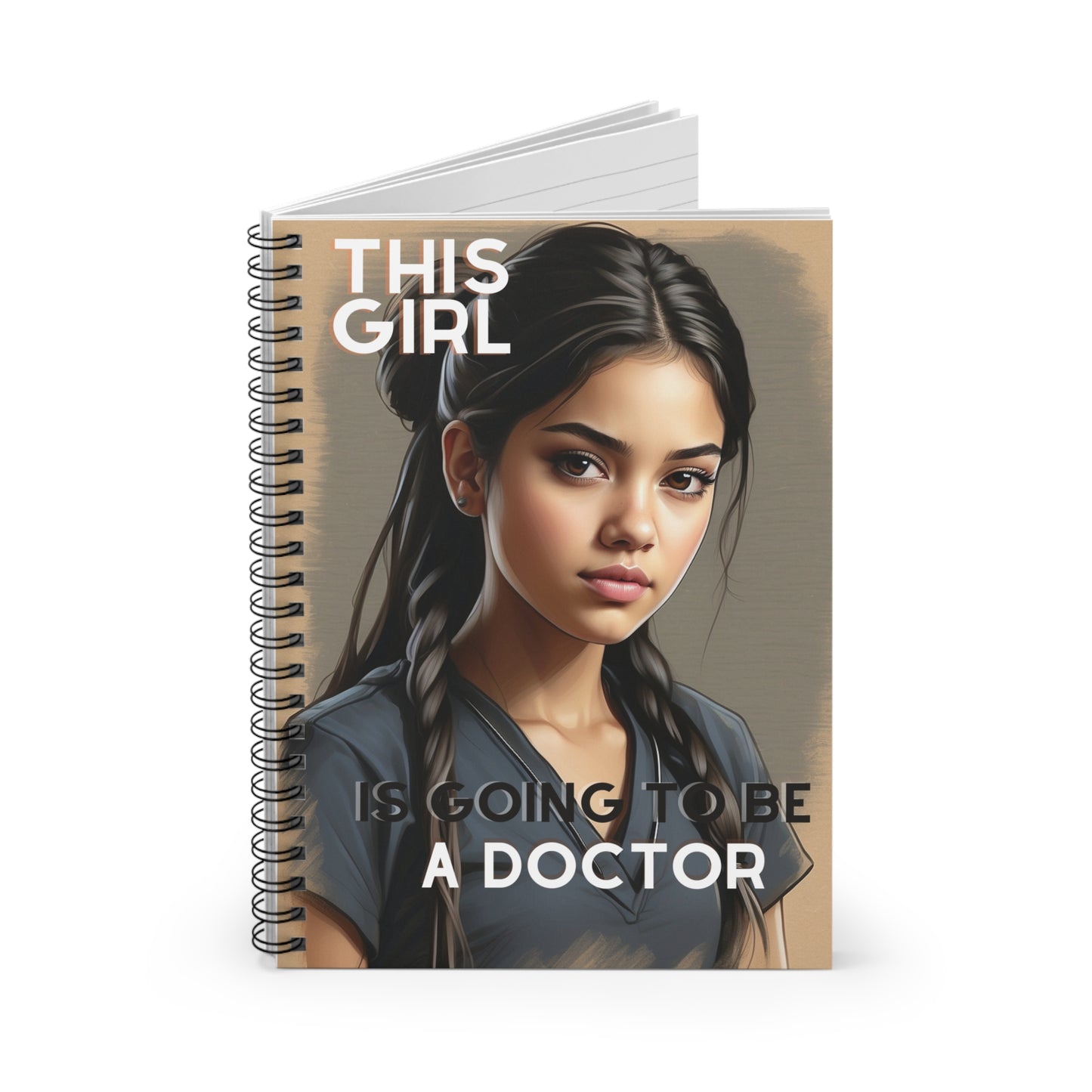 This Girl Doctor Spiral Notebook - Ruled Line