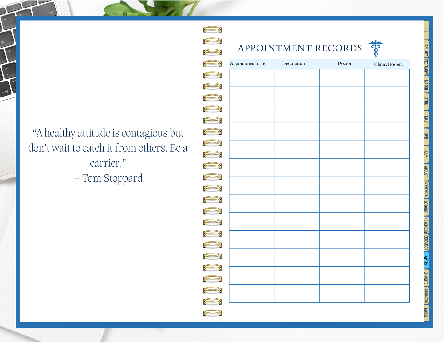 Appointment Records sheet