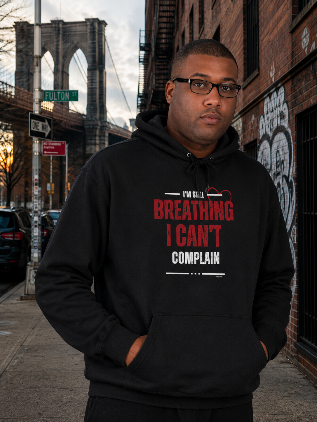 “I’m Still Breathing, I Can’t Complain” Unisex Hoodie